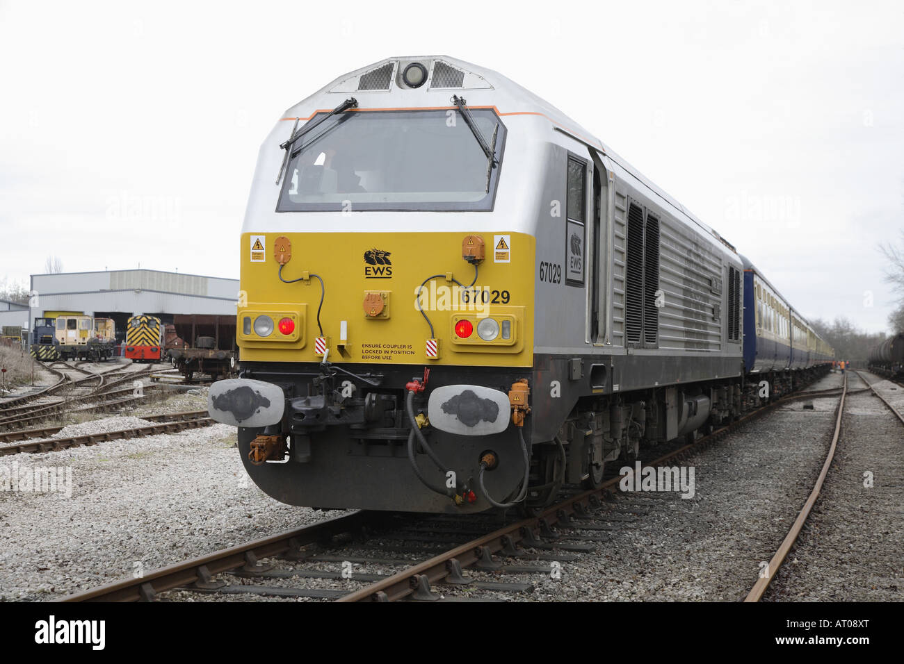 Locomotive diesel de la classe 67 Banque D'Images