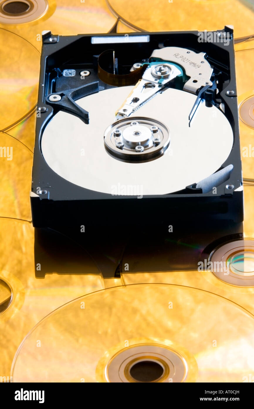 Image du produit Disque dur ouvert Banque D'Images