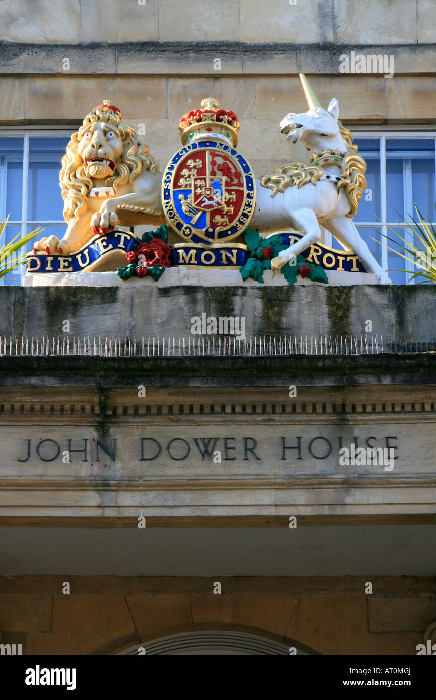 John Dower House Cheltenham town centre-ville magasins gloucestershire england uk go Banque D'Images