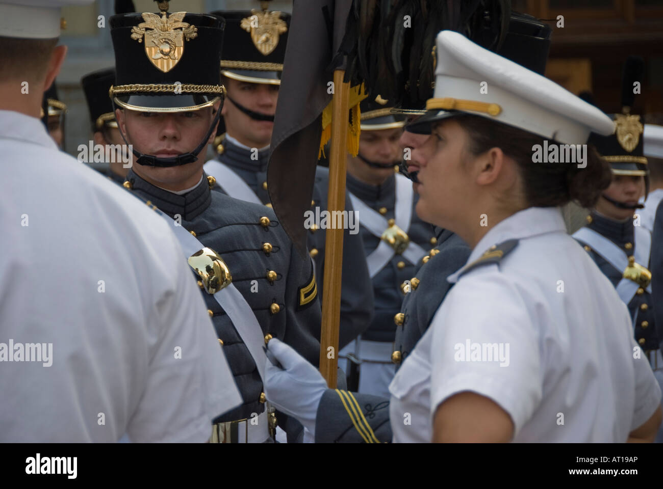 Les Cadets de West Point Banque D'Images