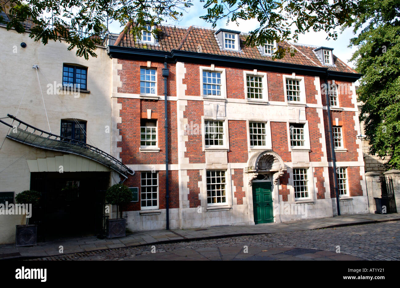 L'extérieur de l'Hotel du Vin Bristol England UK un entrepôt de sucre restauré datant du début du 18e siècle Banque D'Images