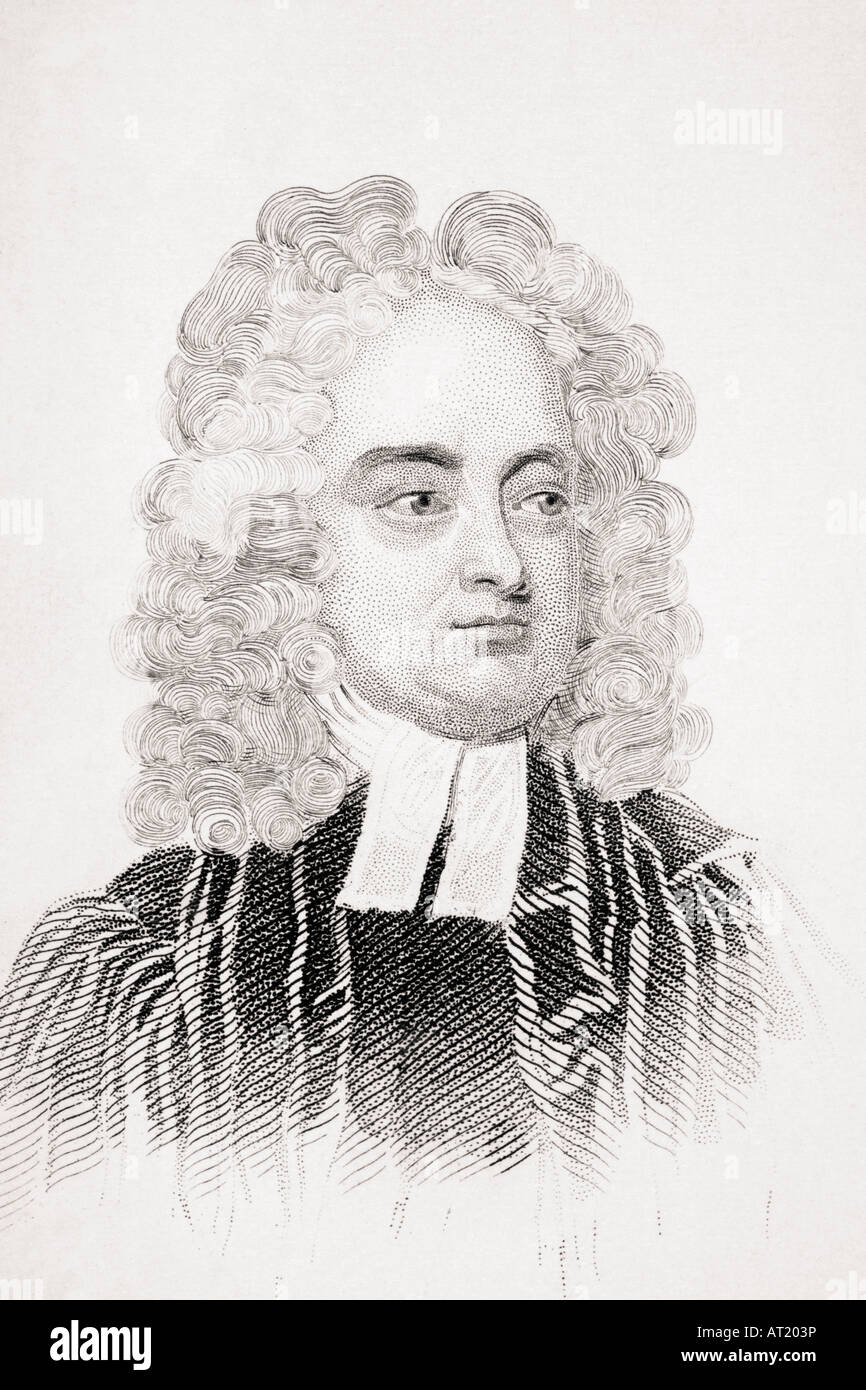Jonathan Swift, 1667 - 1745. Auteur anglo-irlandais. Banque D'Images