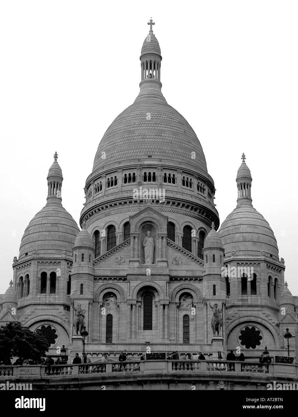 La basilique du Sacré-Cœur de Montmartre - Paris Banque D'Images