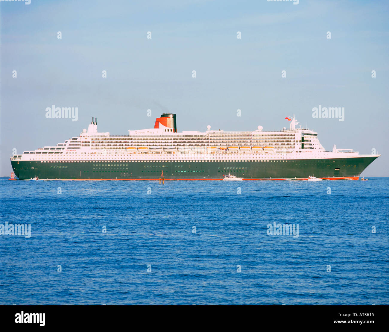 2004 Ocean Liner Queen Mary 2 Banque D'Images