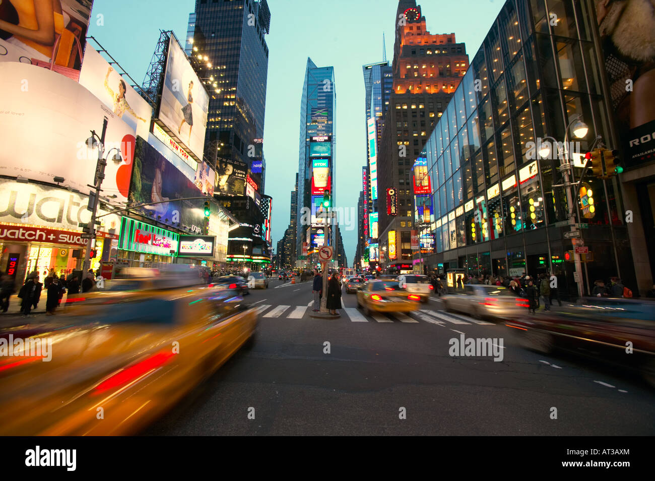 Time Square, New York Banque D'Images