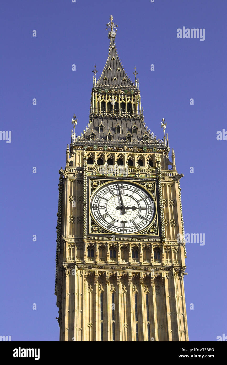 Big Ben, Westminster, Londres, Angleterre Banque D'Images
