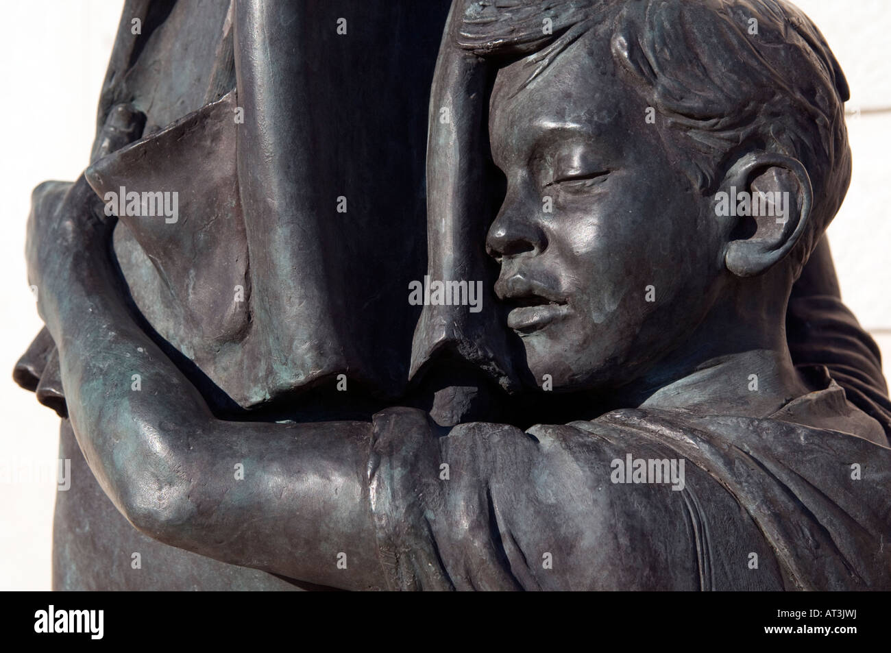 La statue de bronze au National Memorial Arboretum dans Staffordshire 'Grande-bretagne' Banque D'Images