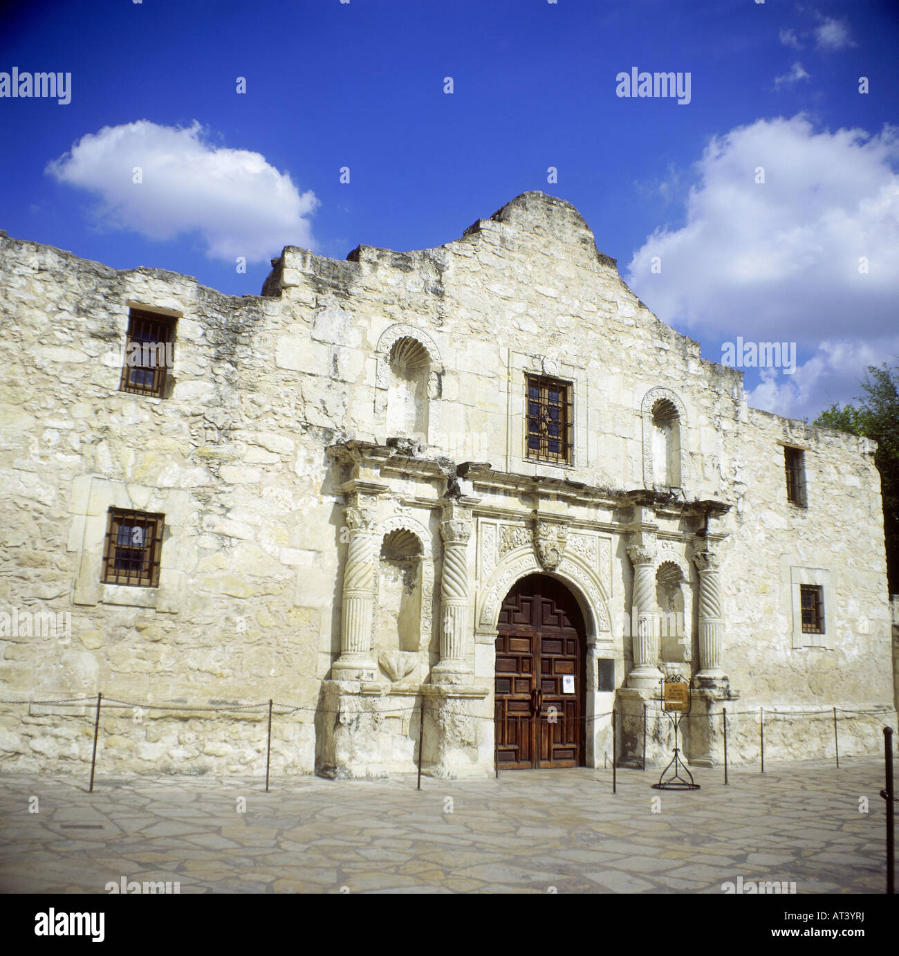 'Géographie / voyages, USA, Texas, San Antonio, "The Alamo" (ancienne mission San Antonio de Baxar), Fort de guerre en Texan de indep Banque D'Images