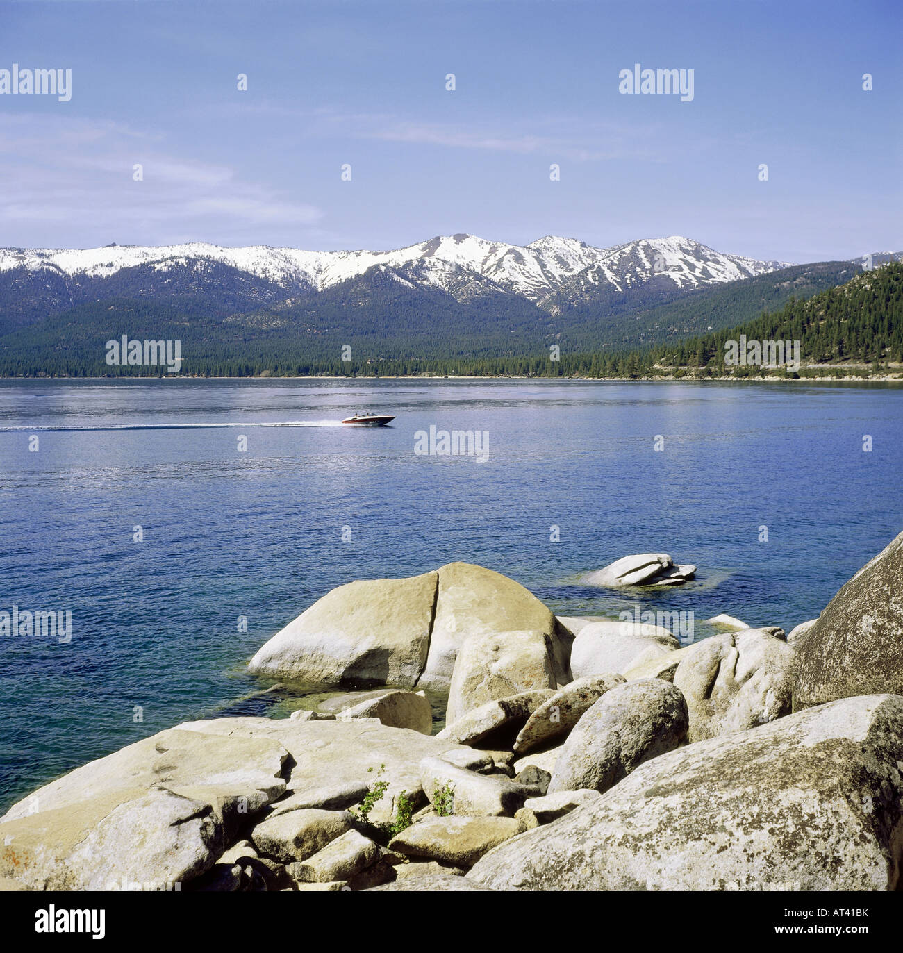 Géographie / voyages, USA, Nevada, Lake Tahoe, Sierra Nevada, montagnes Banque D'Images