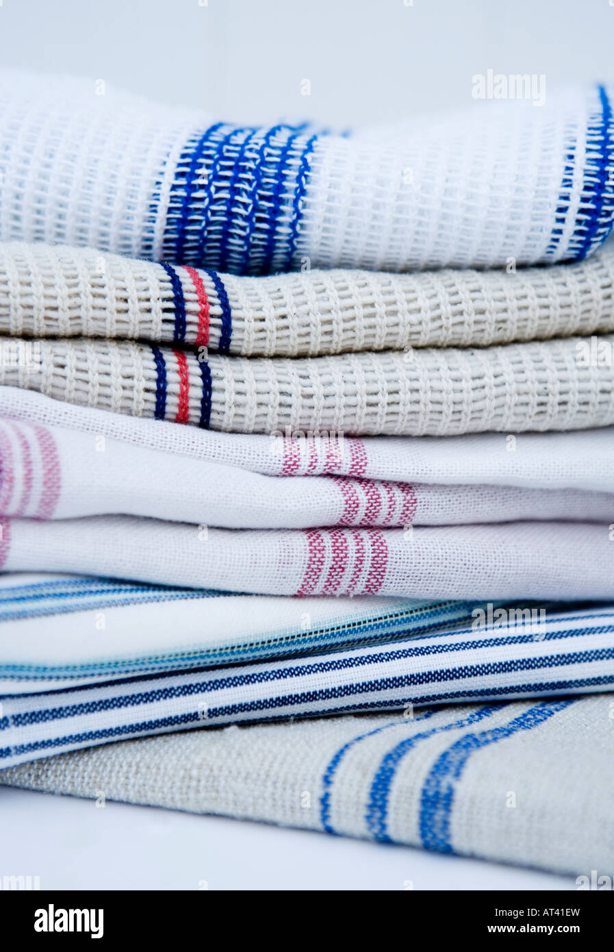 Lave-linge et draps de torchons traditionnels Banque D'Images