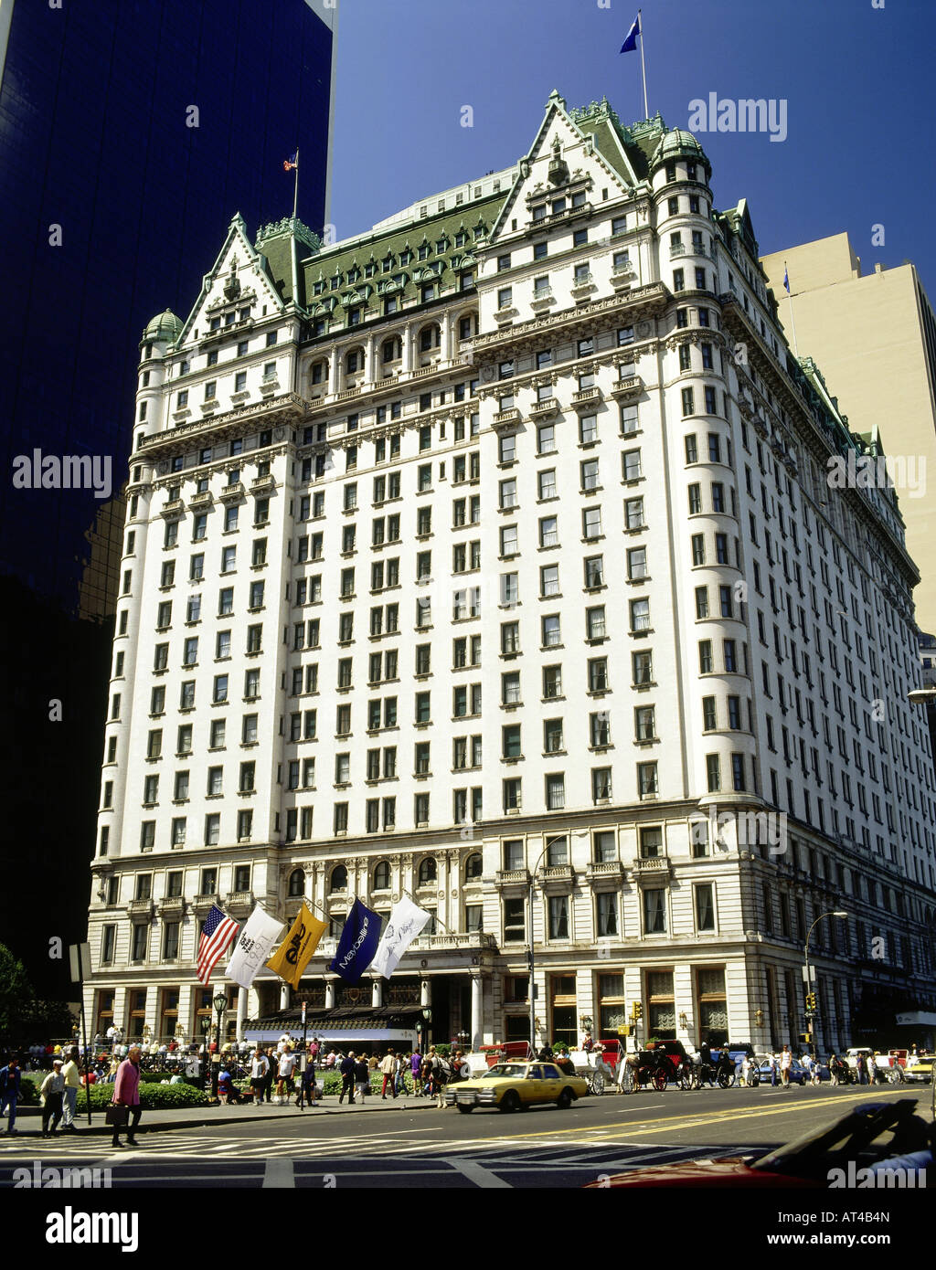Géographie / voyages, USA, New York, New York City, les bâtiments, l'architecture, de l'hôtel Plaza, vue extérieure, façade, Fifth Avenue, ent Banque D'Images