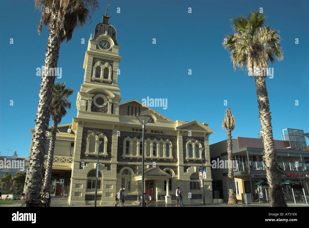 Vue générale de la ville de Glenelg Hall à Moseley Square, Adelaide, Australie du Sud Banque D'Images
