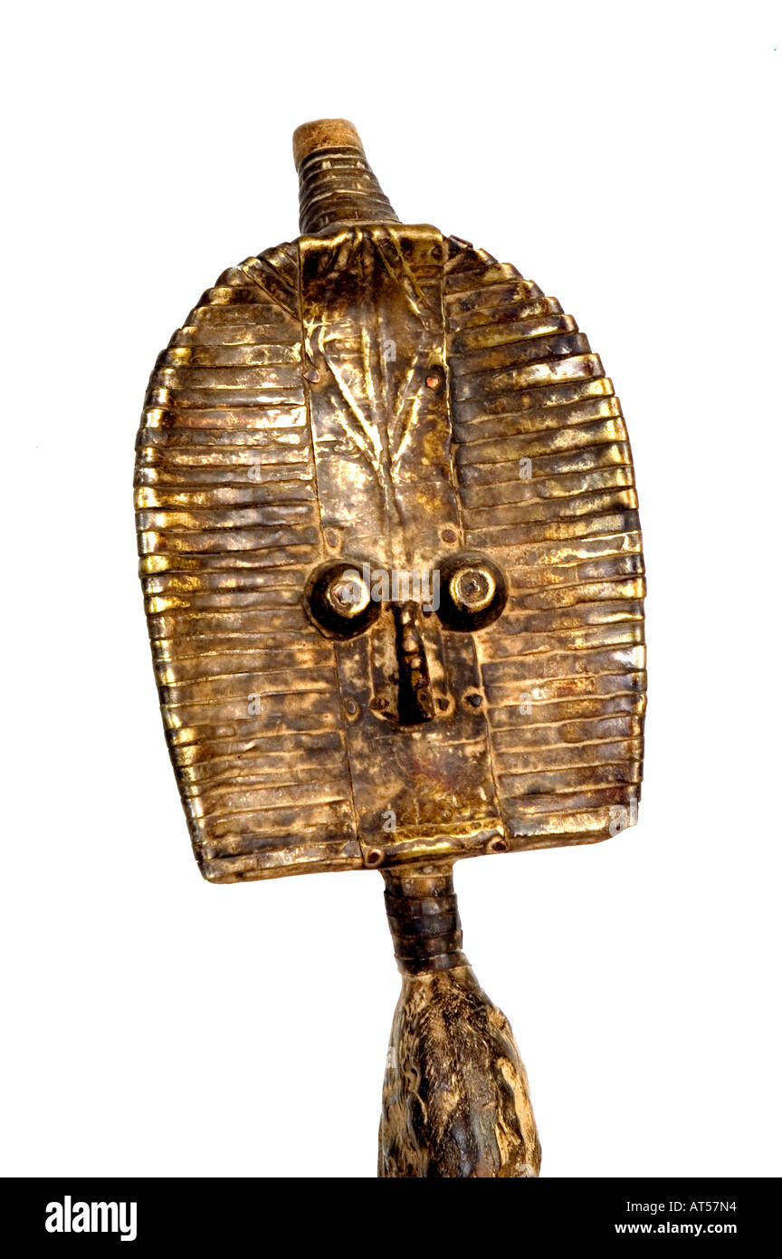 Afrique Gabon Kota art statue africaine Banque D'Images