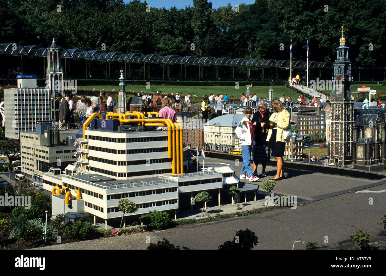 Ville miniature Madurodam modèle Scheveningen ville néerlandaise sur une échelle 1:25, composé de bâtiments et de lieux typiquement néerlandais Banque D'Images