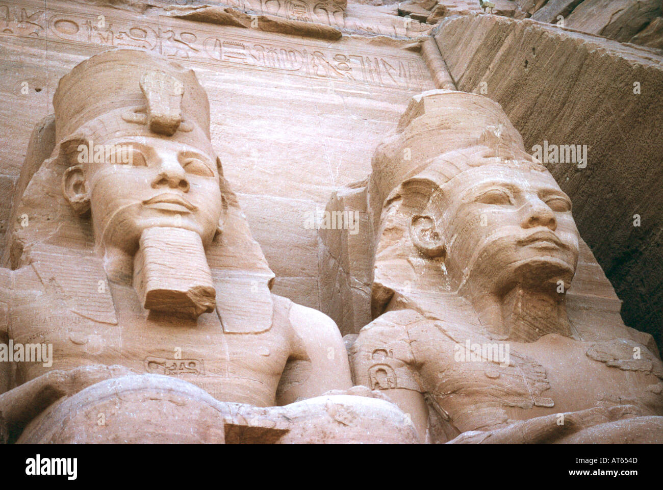 Abu Simbel, lac Nasser, Egypte. Haute Egypte / Nubie, Egypte. Abu simbel, lac Nasser, Egypte. Banque D'Images