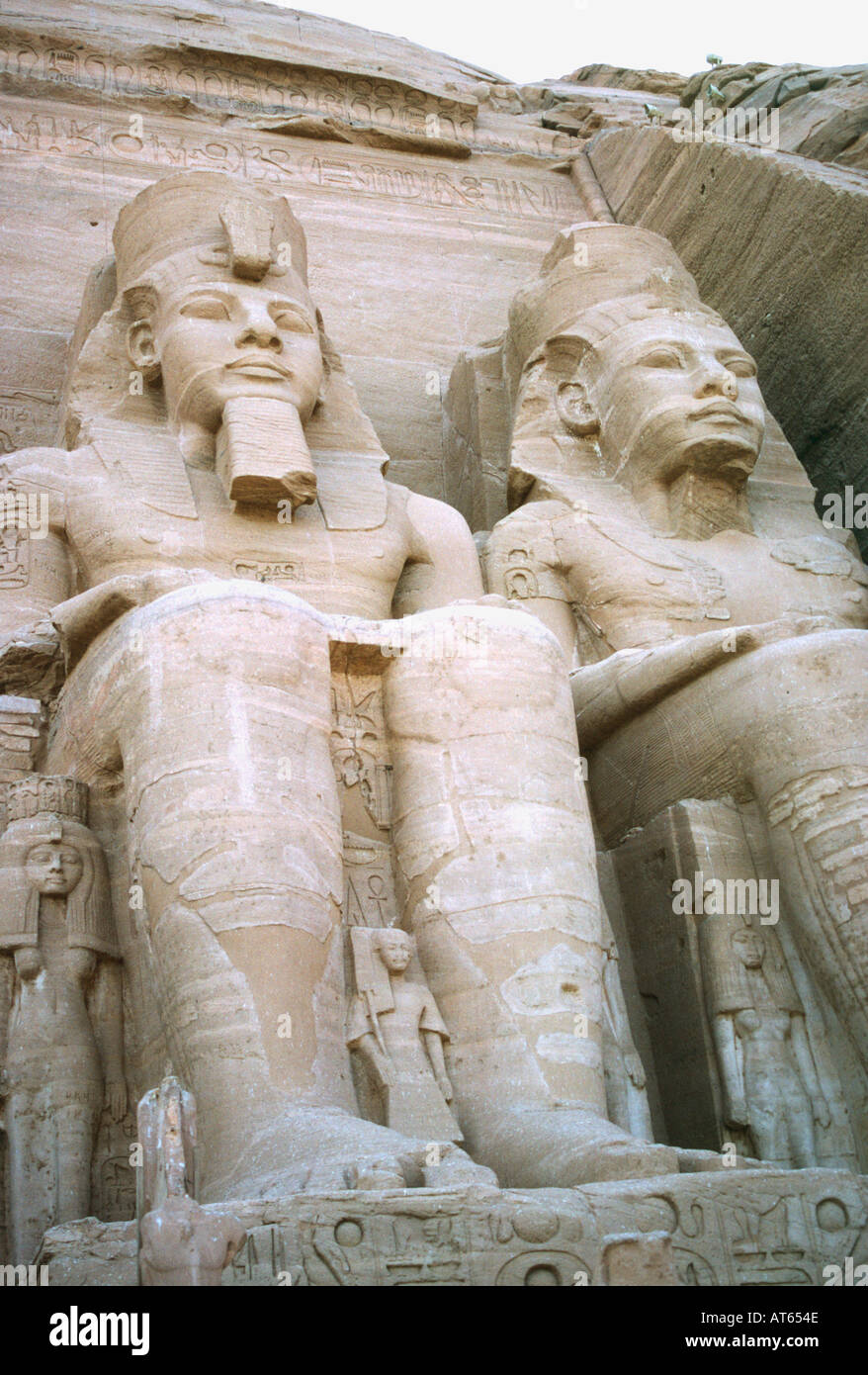 Abu Simbel, lac Nasser, Egypte. Haute Egypte / Nubie, Egypte. Abu simbel, lac Nasser, Egypte. Haute Egypte / Nubie, Egypte. Abu simbel, lac Nasser, Egypte. Banque D'Images