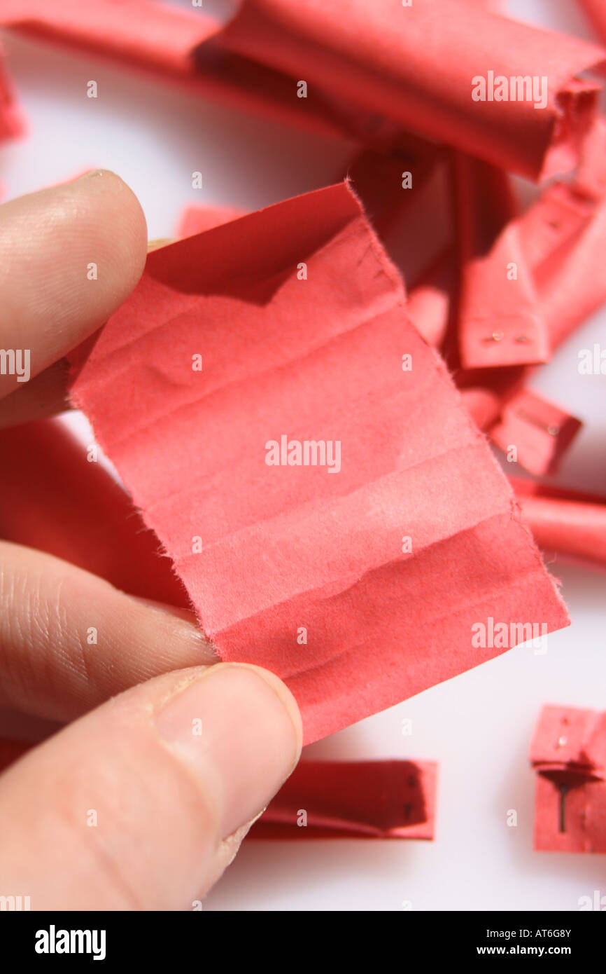 Billets de loterie, close-up Banque D'Images