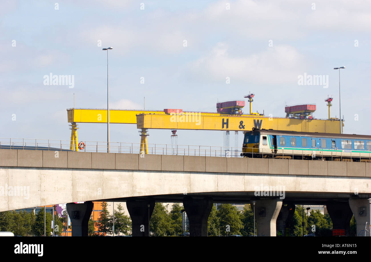 Je n Chemins Belfast Banque D'Images