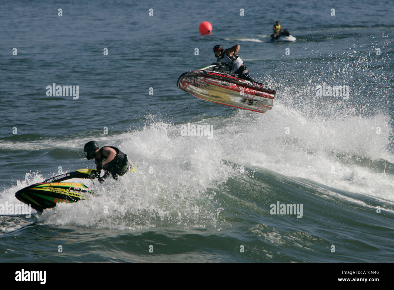 Championnats du monde de jet ski freestyle, Los Angeles, Californie Banque D'Images