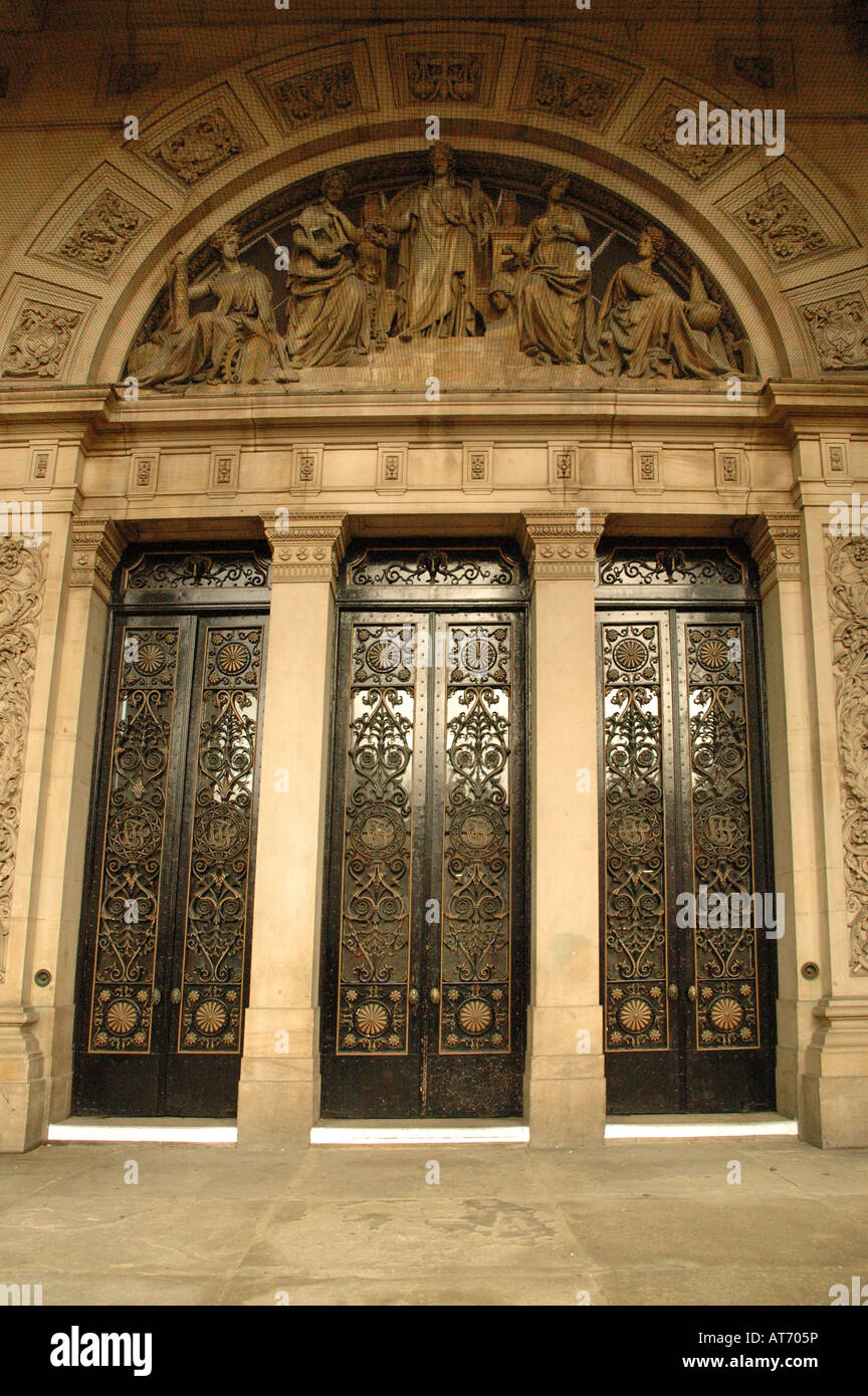 Victoria Hall, entrée de ville de Leeds Banque D'Images