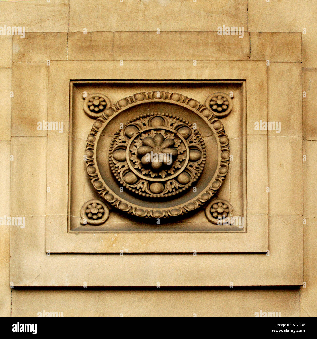 Détail du mur de ville de Leeds Banque D'Images