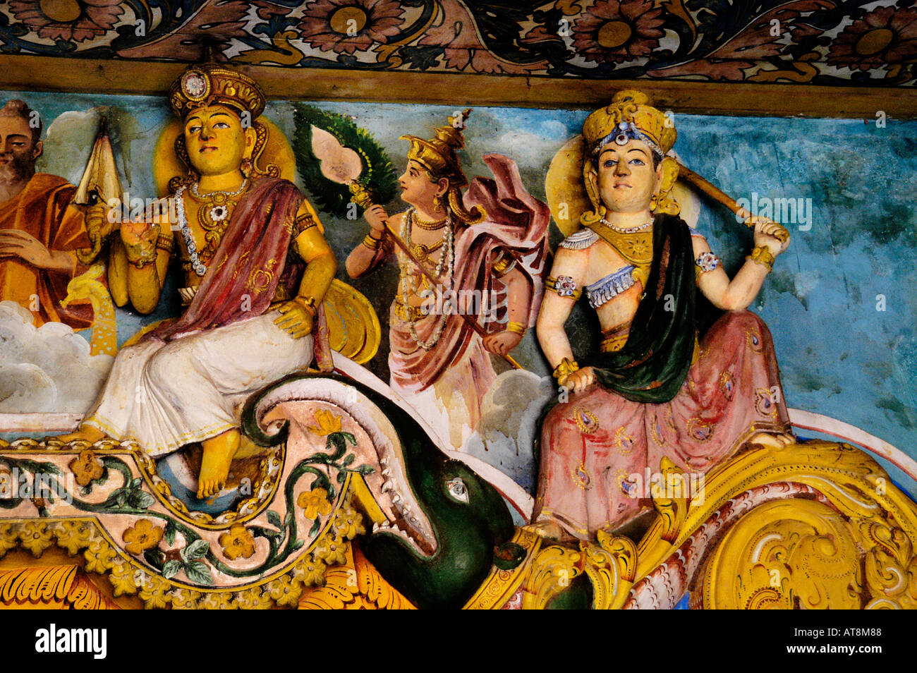 Issurumuniya Temple à Anuradhapura au Sri Lanka Asie Banque D'Images