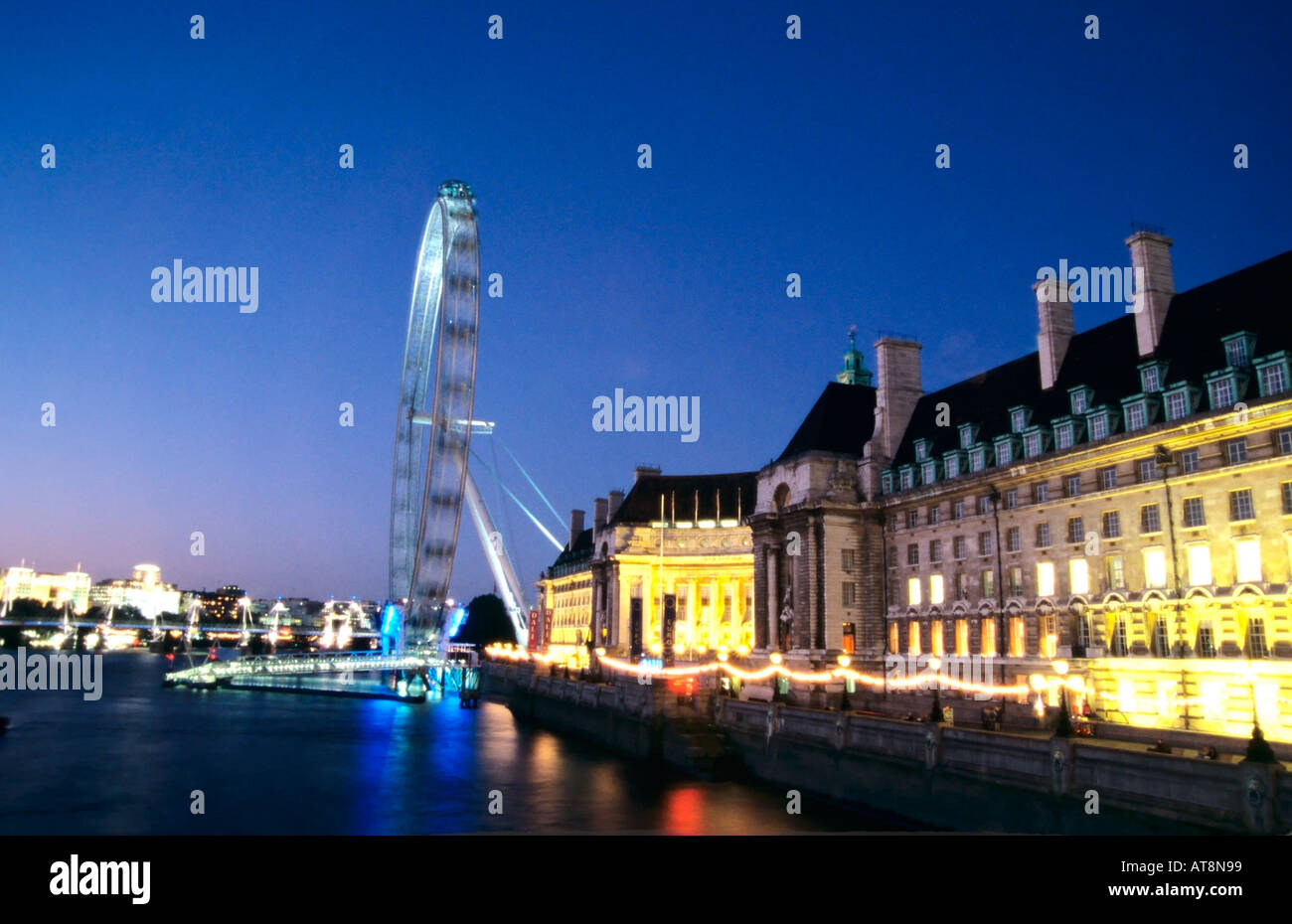 London Eye. Banque D'Images