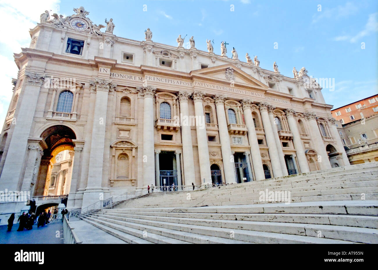 Détail de Saint Basilique Saint-Pierre du Vatican Rome Banque D'Images