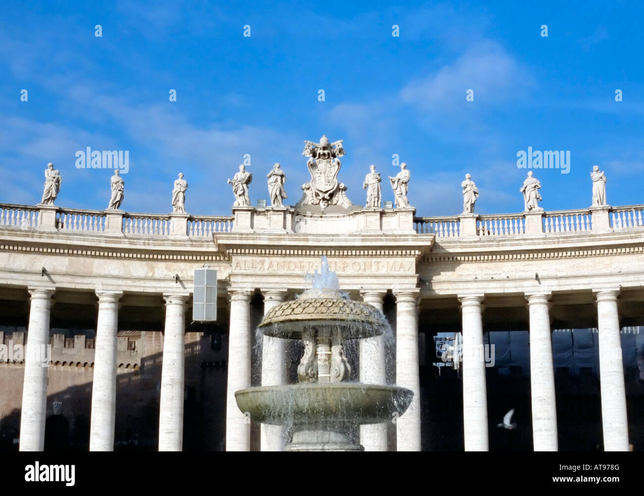 Détail de Saint Basilique Saint-Pierre du Vatican Rome Banque D'Images