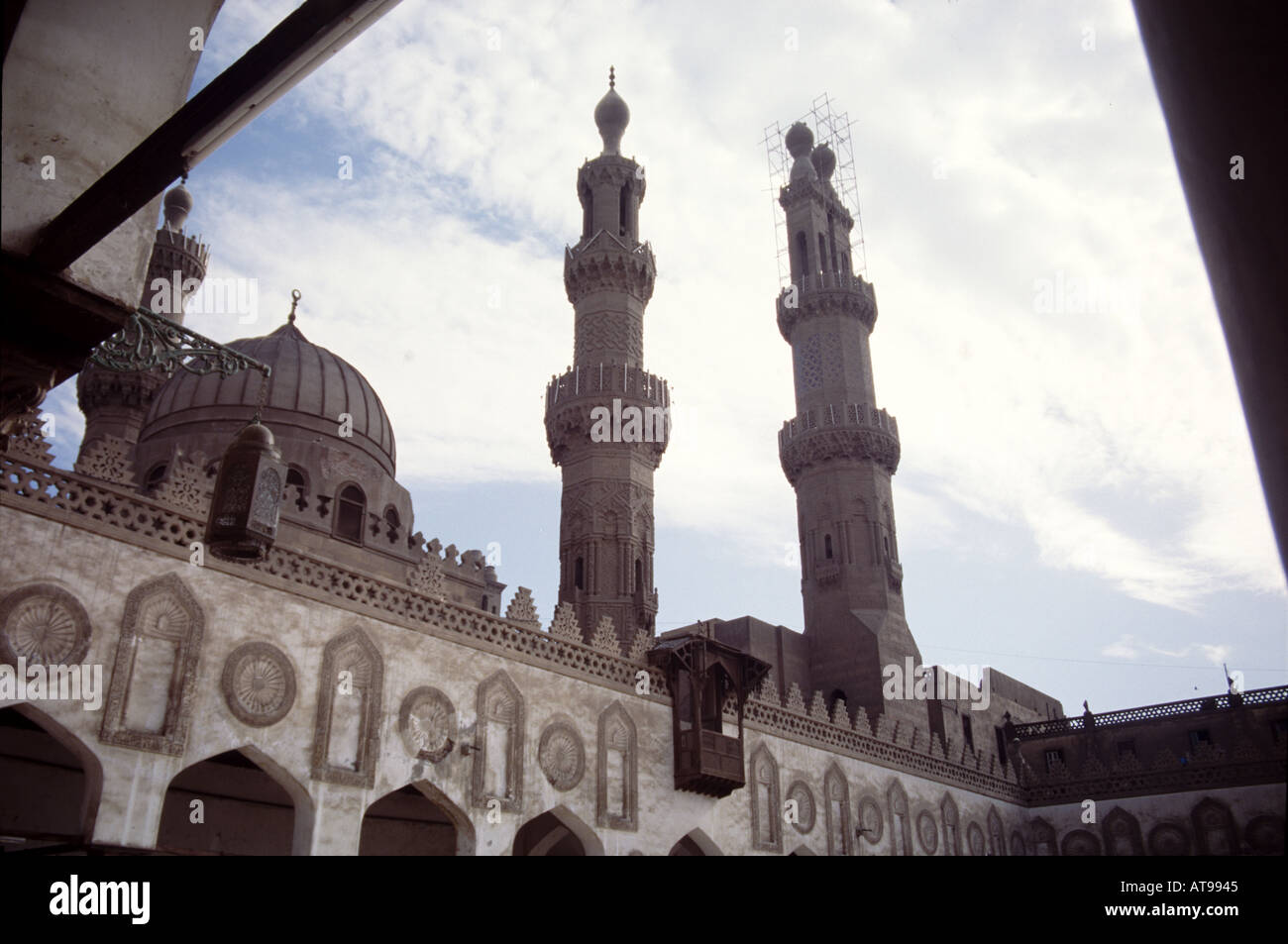 La mosquée Al Azhar au Caire, Egypte Banque D'Images