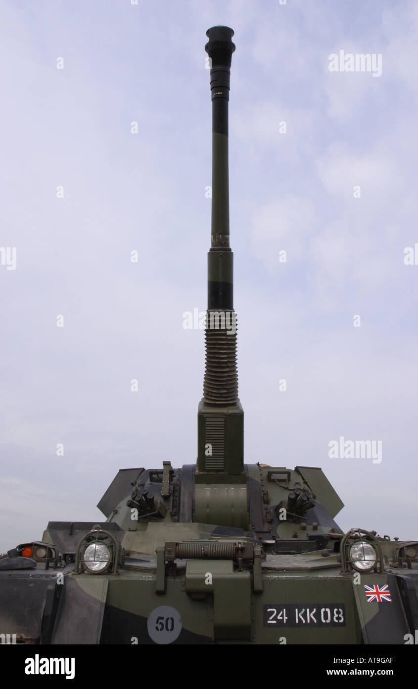 Armée britannique comme Braveheart90 canon automoteur Banque D'Images