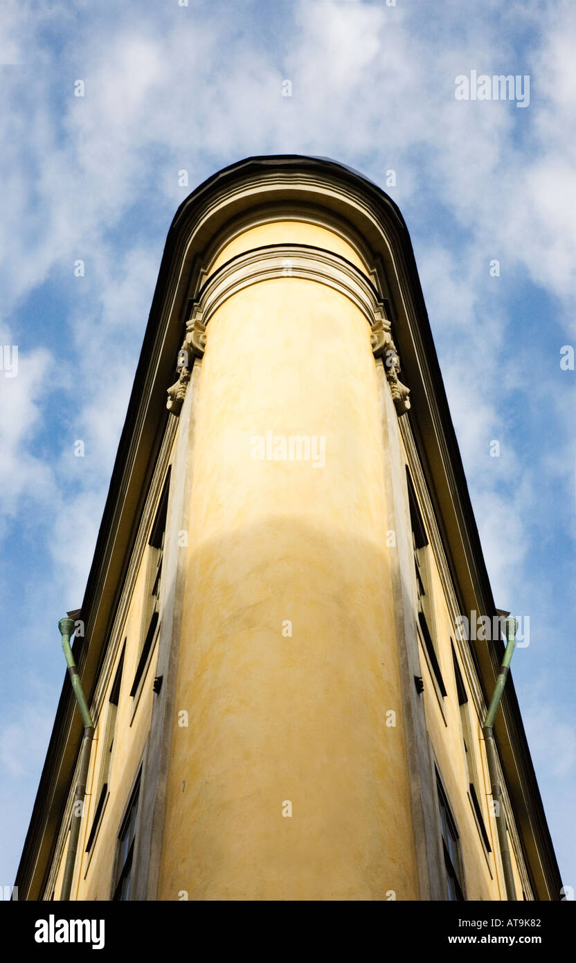 Coin d'immeuble uniforme excentrique Banque D'Images