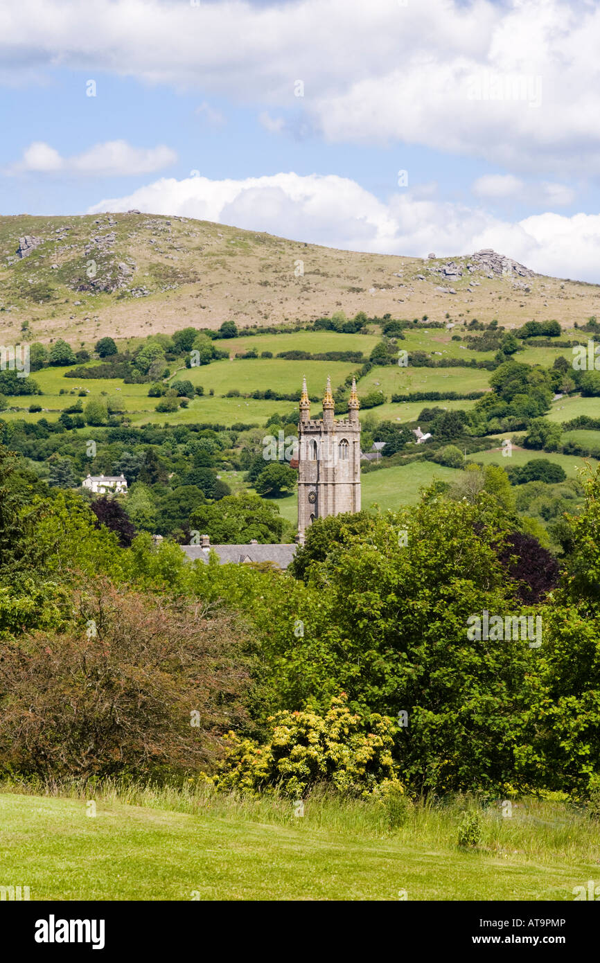 L'église de St Pancras, Widecombe dans la Lande, Devon Banque D'Images