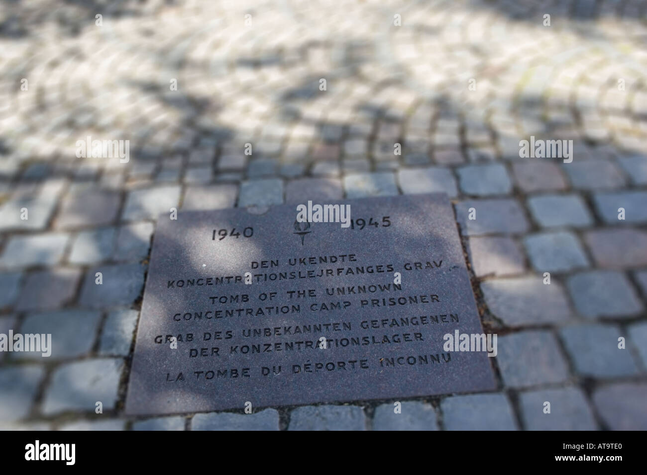 Danemark Copenhague la tombe du Camp de concentration, prisonnier en raison de Stroget Helligandskirkenon Banque D'Images