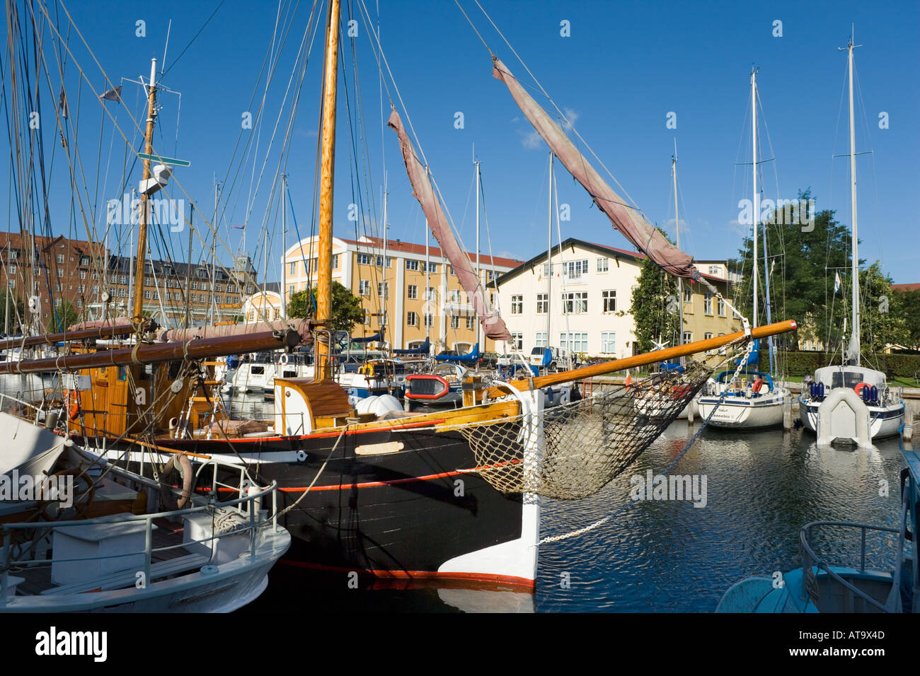 Danemark Copenhague Christianshavns Kanal Banque D'Images