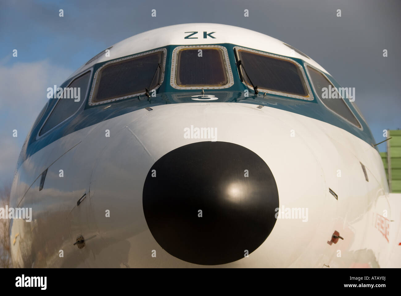 Hawker Siddley Trident - Cockpit Banque D'Images