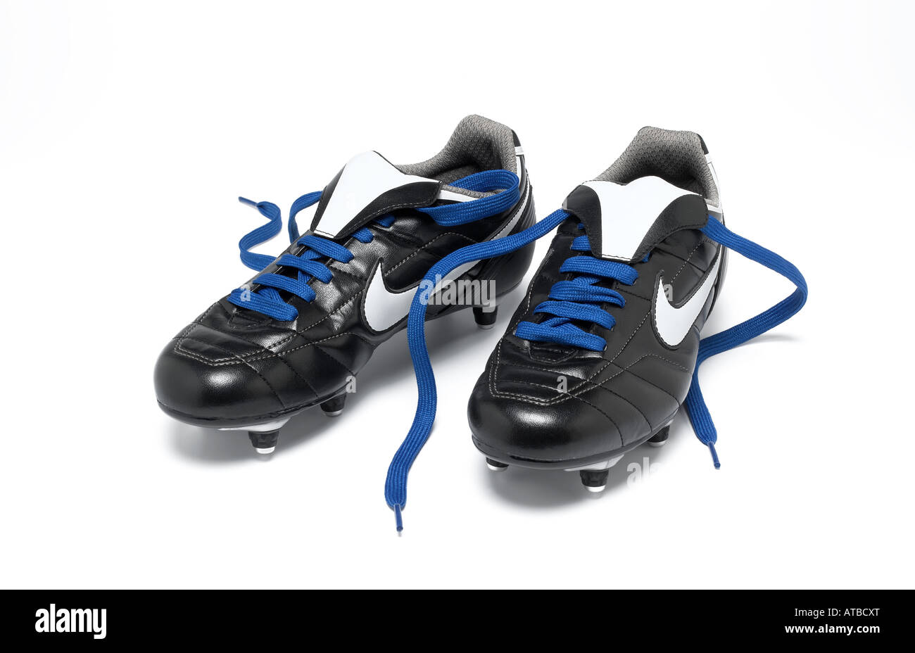 chaussures de football Banque D'Images