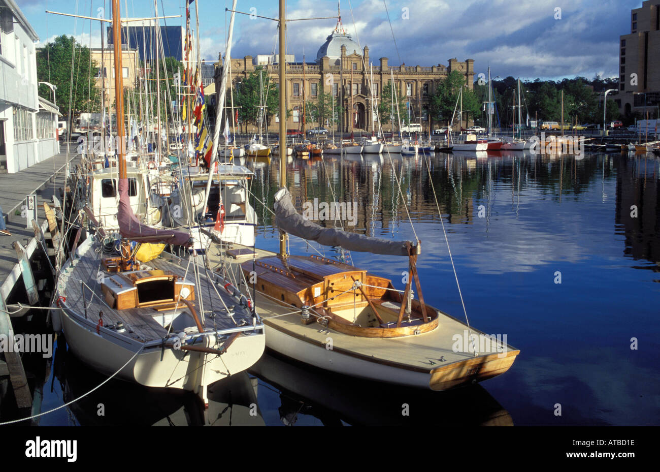 La Tasmanie Australie Hobart Constitution Dock, festival des bateaux en bois Photo par Bruce Miller Banque D'Images