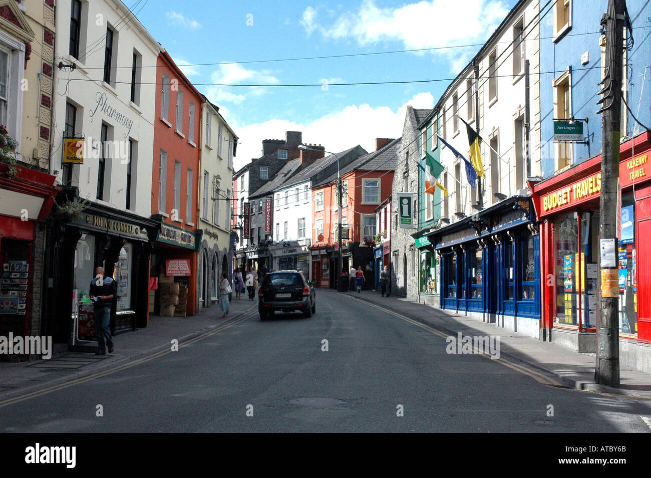 Rose Inn Street. Irlande Kilkenny Banque D'Images