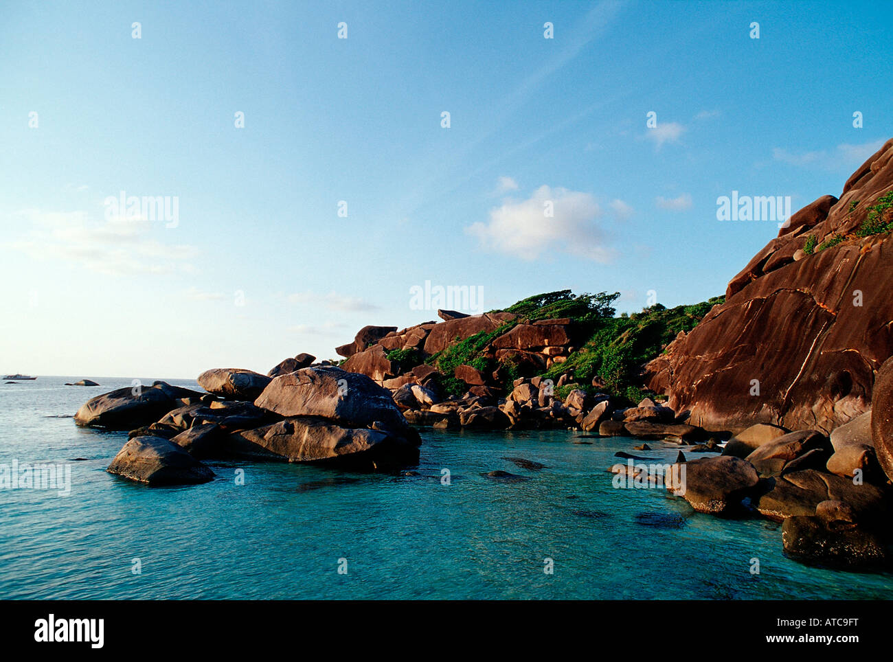 Îles Similan en Thaïlande La mer d'Andaman Banque D'Images