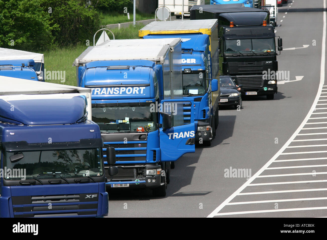 Camion secours Banque D'Images