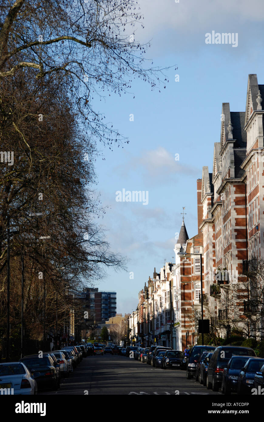 St John's Wood High Street Londres Angleterre Banque D'Images