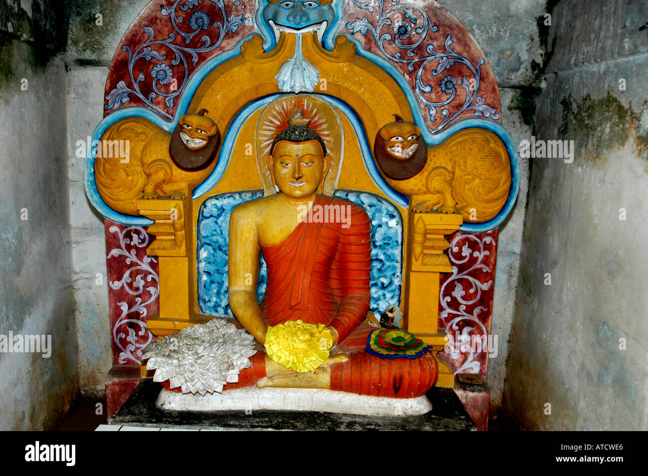 Natha Pattini Devala Kandy Ceylan Sri Lanka Bouddha Banque D'Images