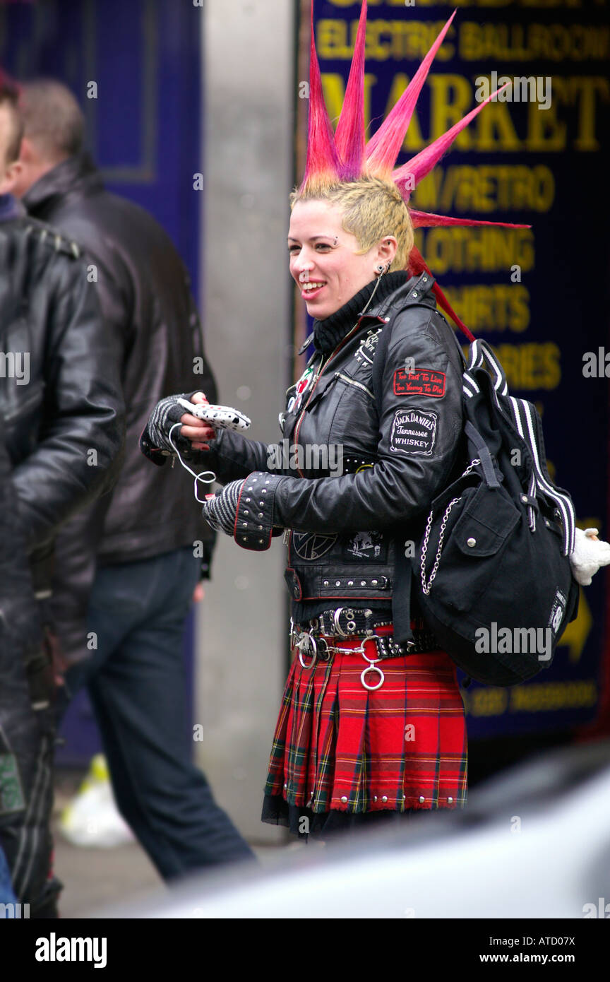 Punk femme Banque D'Images