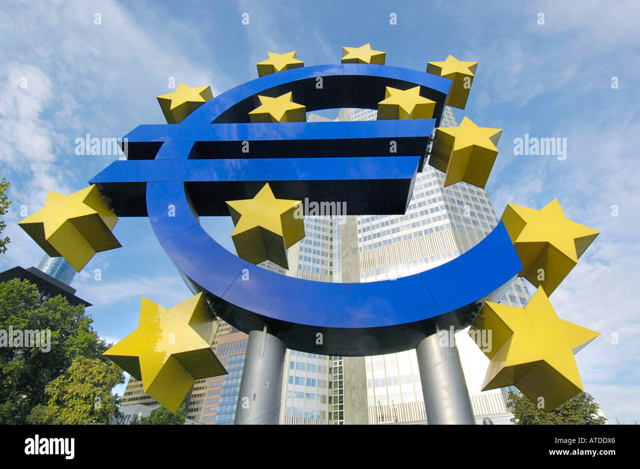 Bce Banque centrale européenne, Francfort/Main Banque D'Images