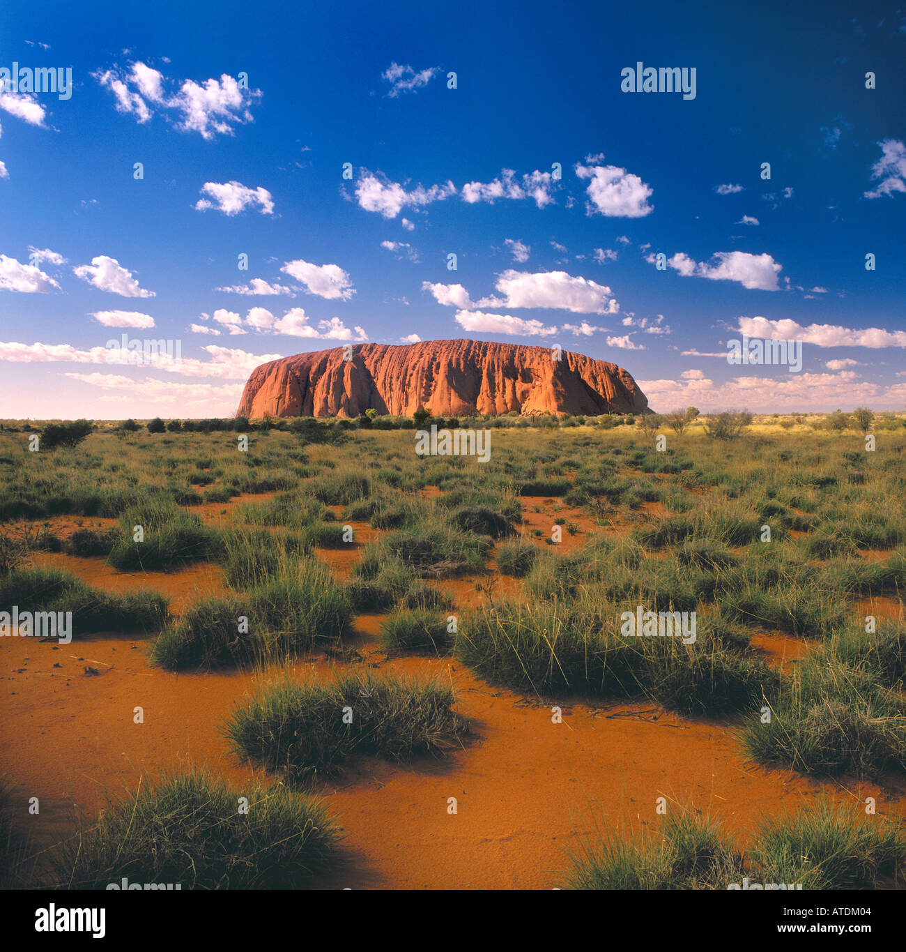 L'Uluru Ayers Rock en Australie Centrale Banque D'Images