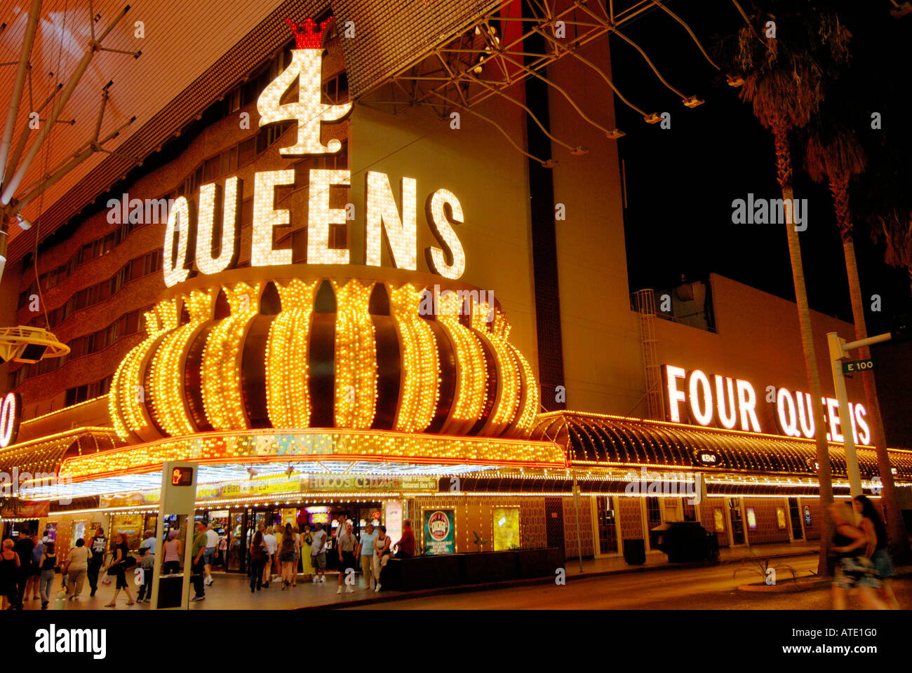 Le Four Queens Hotel and Casino Fremont Street Las Vegas NEVADA USA Banque D'Images