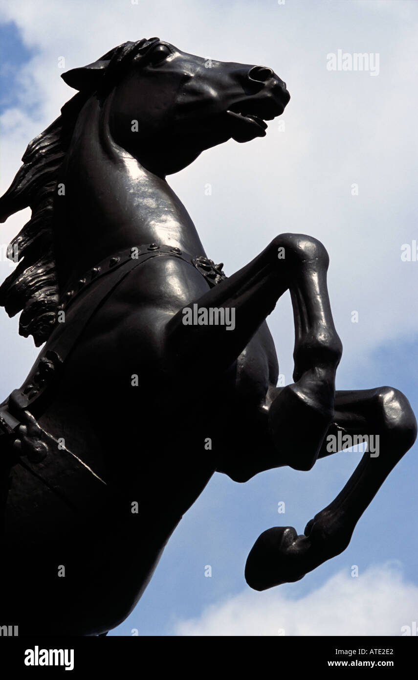 Partie d'Boadicia Statue Westminster Bridge London Banque D'Images