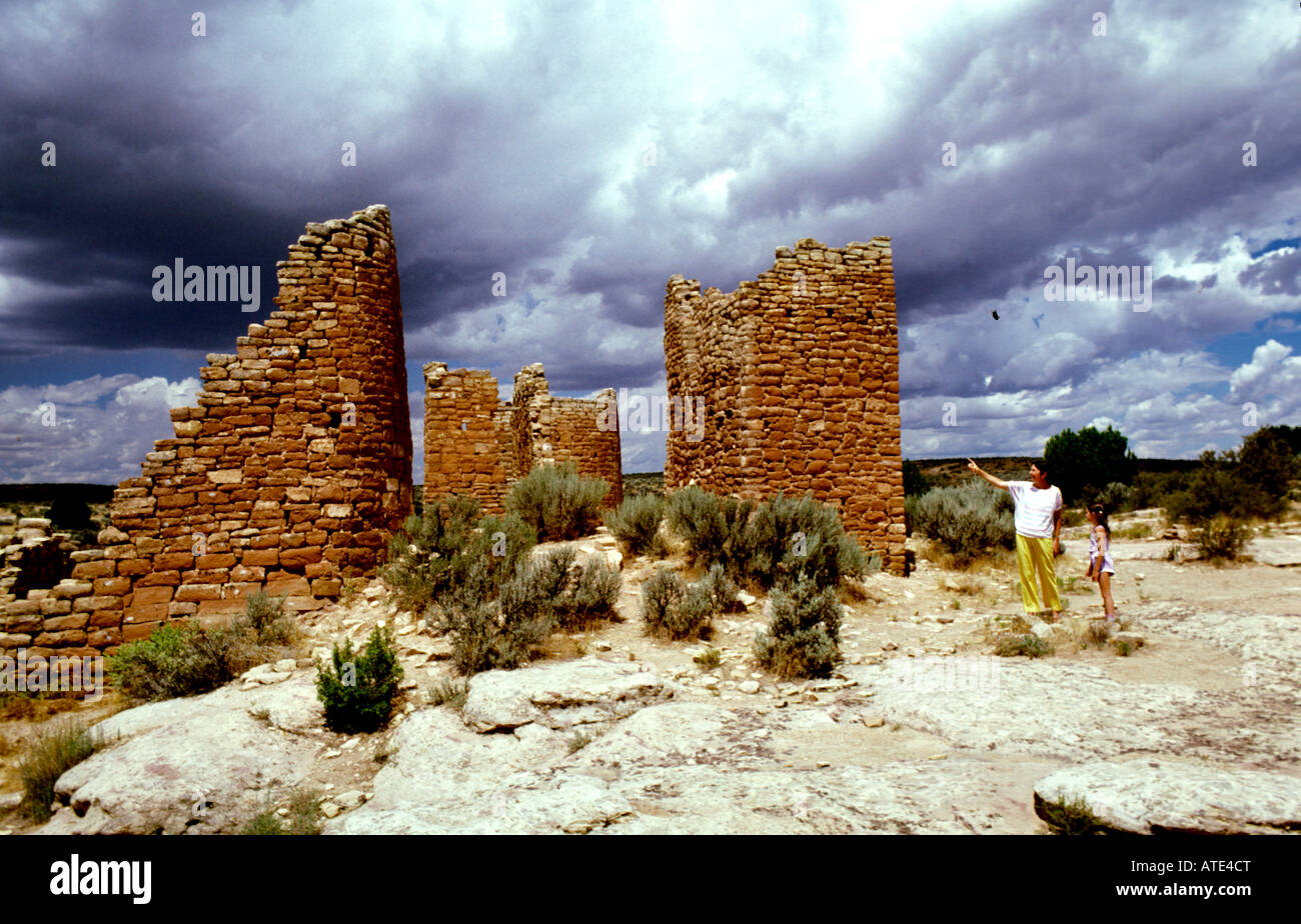 CO Colorado Mesa Verde National Park anasazi Hovenweep cliff dwellers adobe ancienne Banque D'Images