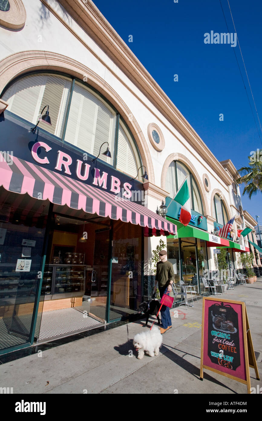 Miettes Boulangerie, Santa Monica Blvd. S, Beverly Hills, Los Angeles, USA Banque D'Images